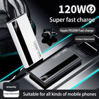 200000mAh Power Bank 120W Fast Charging Portable High Capacity Charger