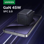 45W GaN USB C Fast Charger PD3.0 PPS QC3.0 Power Adapter
