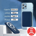 Magnetic Wireless Power Bank 5000mAh 10000mAh 20W Fast Charging MagSafe Portable