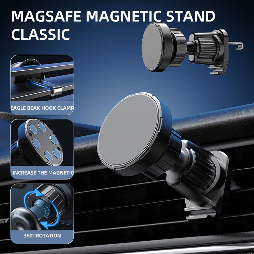 Magnetic Gravity Car Phone Holder Air Vent Mount Universal 4.7–7 Inch