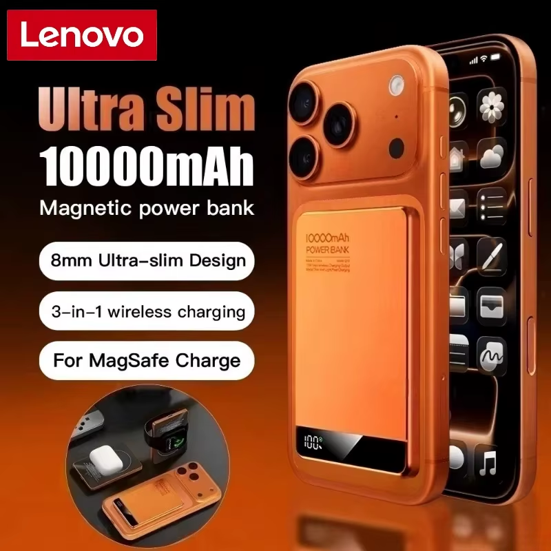 10000mAh Magnetic Wireless Power Bank Ultra Slim 20W Fast Charging Secondary image