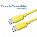 60W USB C to USB C Cable Fast Charging Data Cable Type C Cord