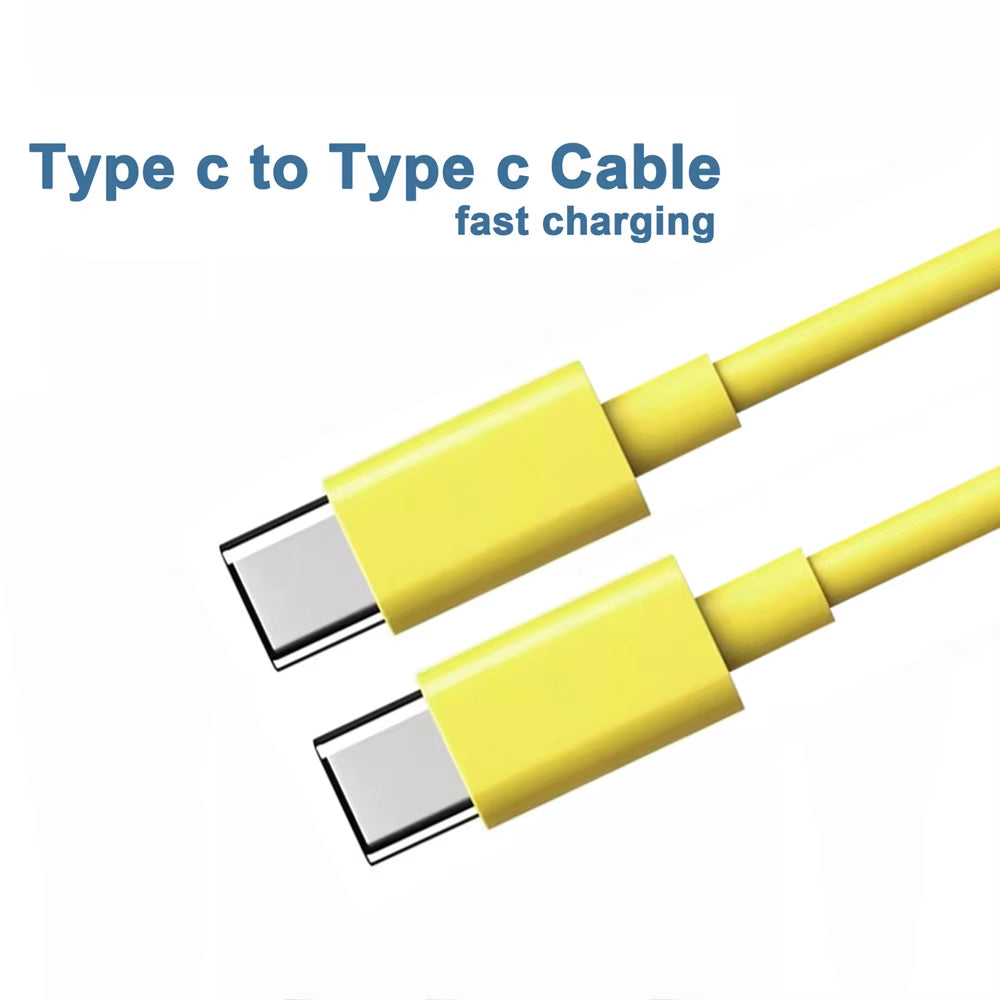 60W USB C to USB C Cable Fast Charging Data Cable Type C Cord