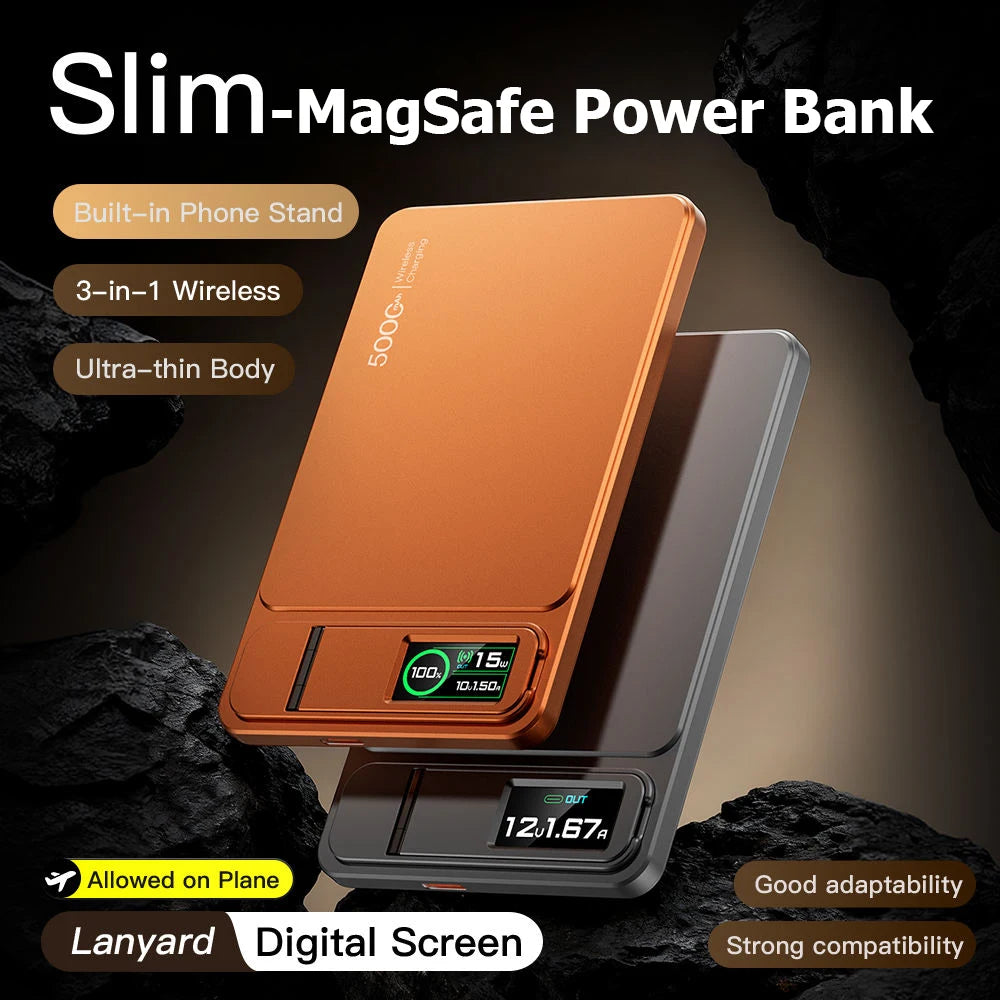 Magnetic Wireless Power Bank 10000mAh 20W Fast Charging Slim MagSafe Portable