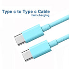 60W USB C to USB C Cable Fast Charging Data Cable Type C Cord