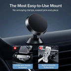 360 Magnetic Car Phone Holder Dashboard Mount Adjustable Mini Stand