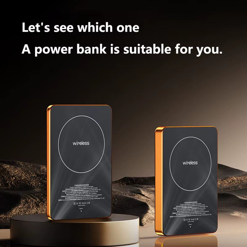 10000mAh Magnetic Wireless Power Bank Ultra Slim 20W Fast Charging