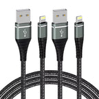 Lightning Cable Fast Charging iPhone Cord Nylon Braided MFi Certified