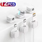 Magnetic Cable Clip Organizer Adhesive Wire Holder Desk Cable Management