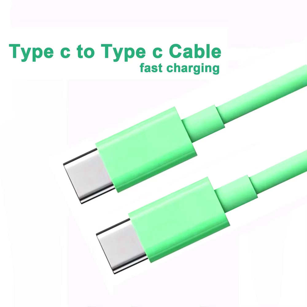 60W USB C to USB C Cable Fast Charging Data Cable Type C Cord