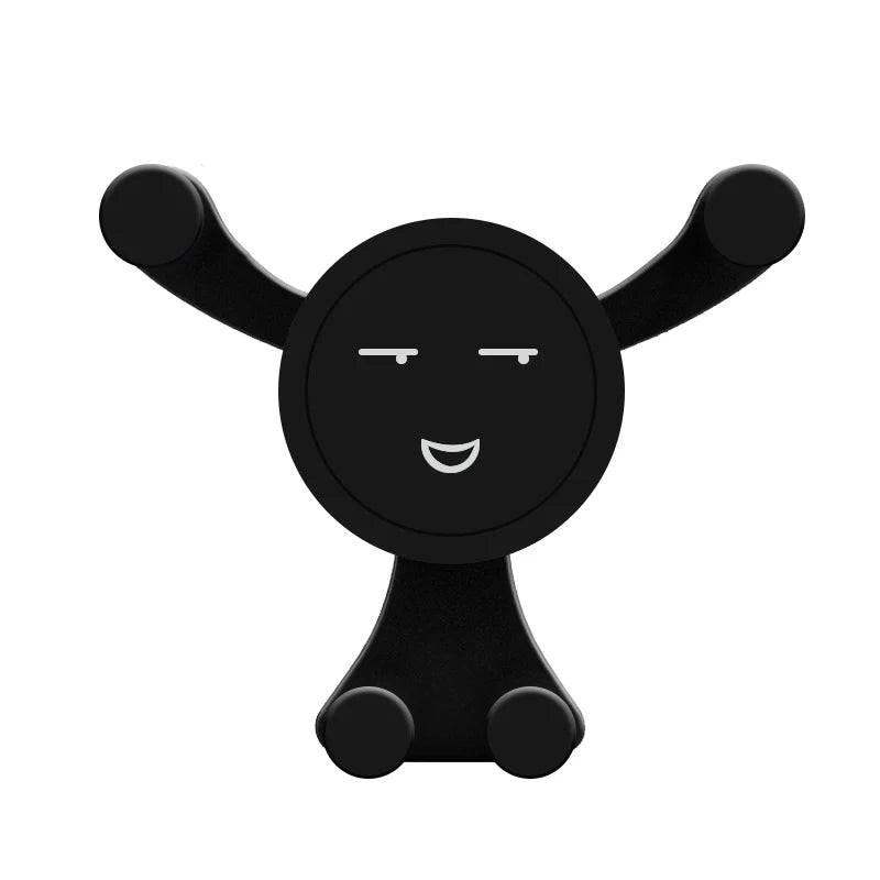 Gravity Car Air Vent Phone Holder Smile Design Universal Phone Mount