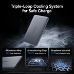 5000mAh Magnetic Power Bank Ultra Slim 15W Wireless 20W Fast Charging