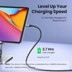 100W USB C to USB C Cable PD Fast Charging Nylon Braided 5A E-Marker