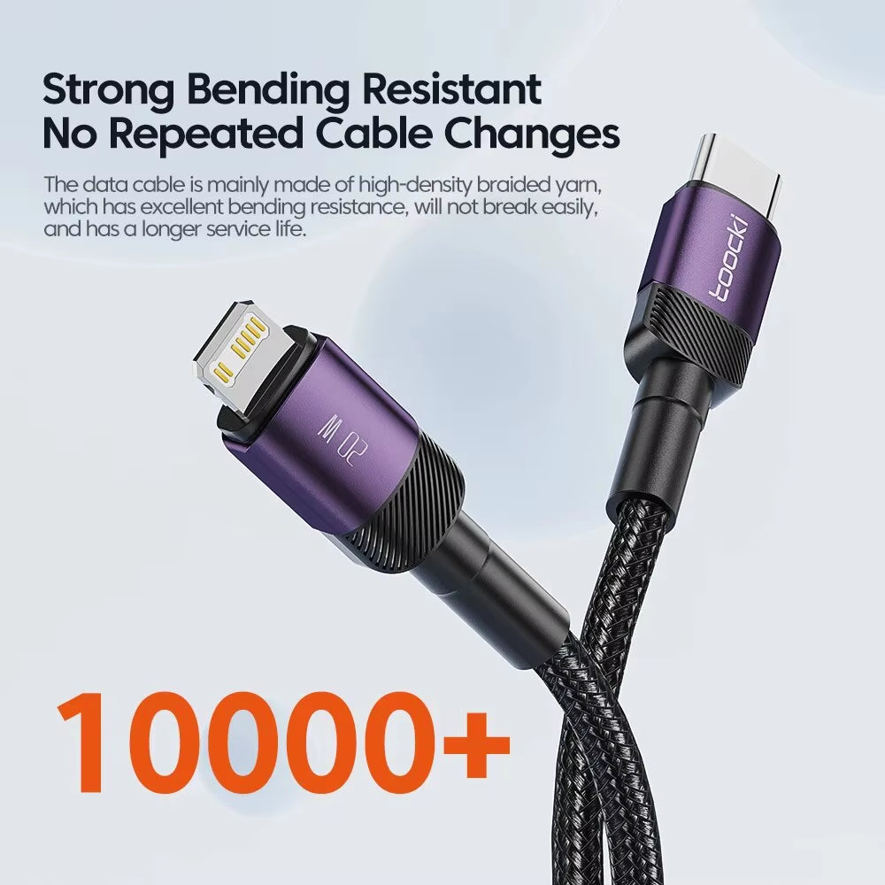 20W USB C to Lightning Cable Fast Charging iPhone PD Charger Cord