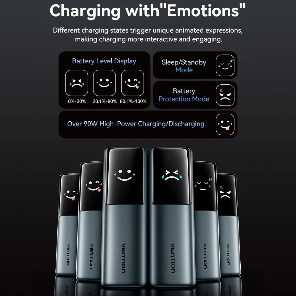 27000mAh Power Bank 200W PD3.1 Fast Charging 140W Laptop Portable Charger
