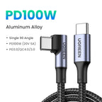 100W USB C to USB C Cable PD Fast Charging Nylon Braided 5A E-Marker