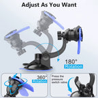 360 Rotatable Car Phone Holder Dashboard Windshield Mount Universal Stand